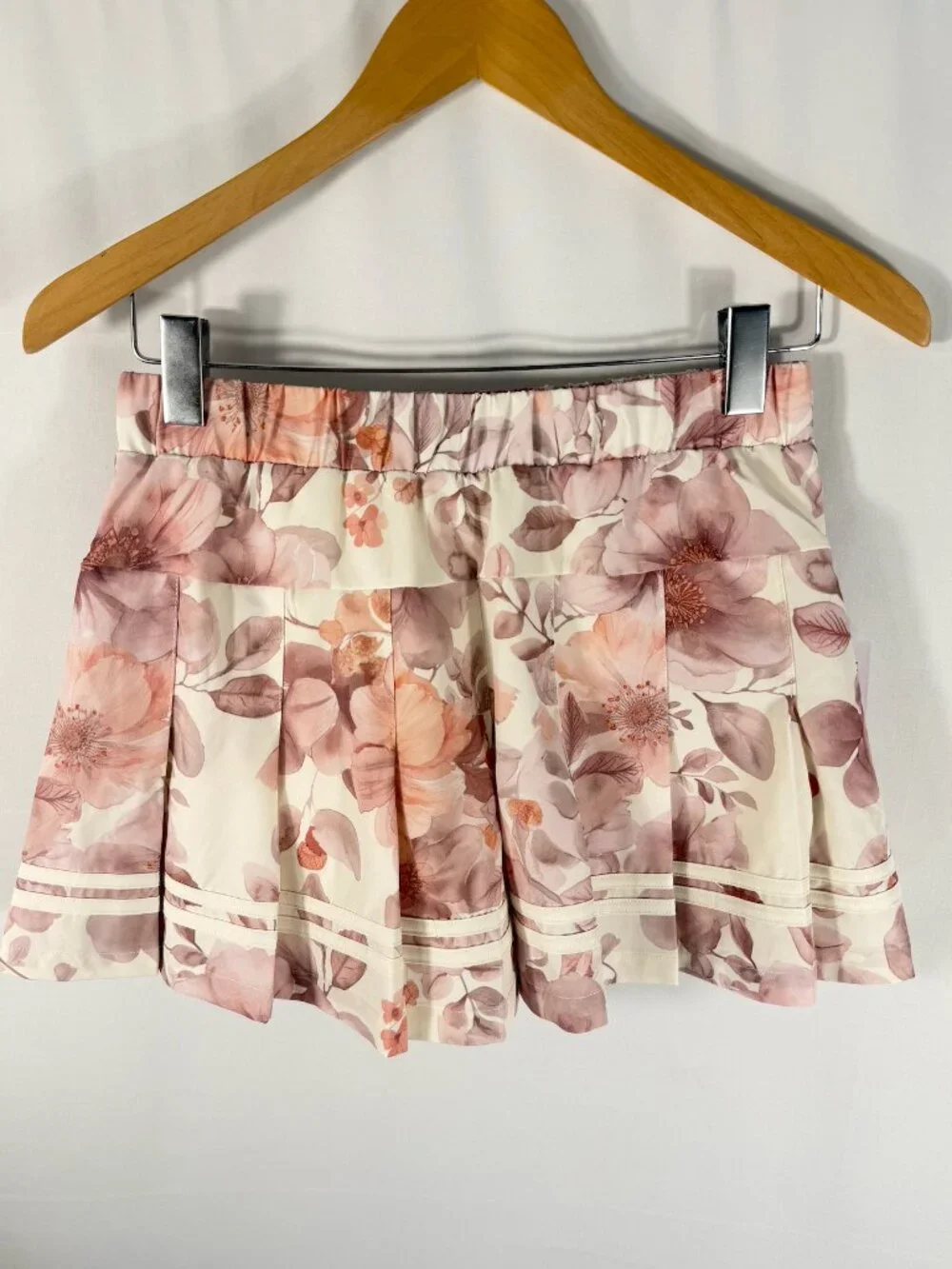 Mondetta Sunset Floral Matching Set XS NWT Half Zip & Tennis Golf Skort